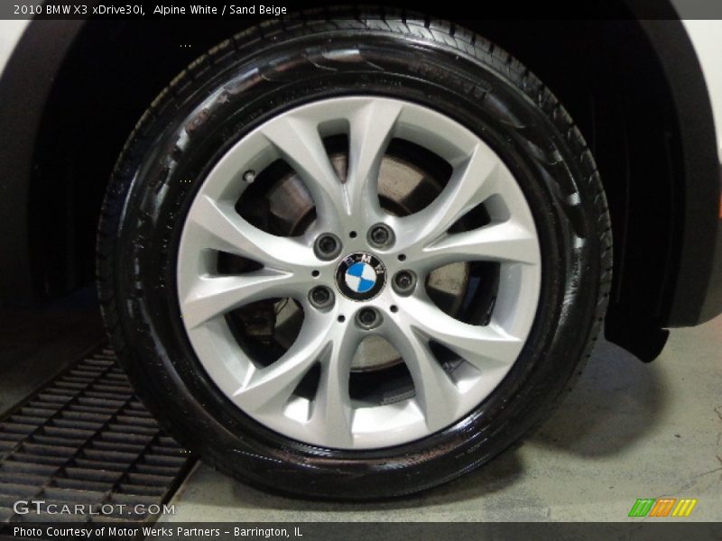 Alpine White / Sand Beige 2010 BMW X3 xDrive30i