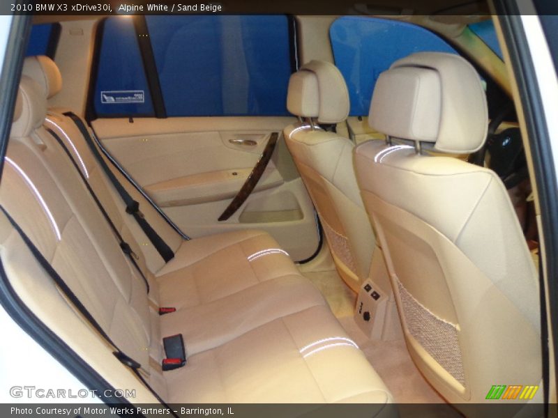 Alpine White / Sand Beige 2010 BMW X3 xDrive30i