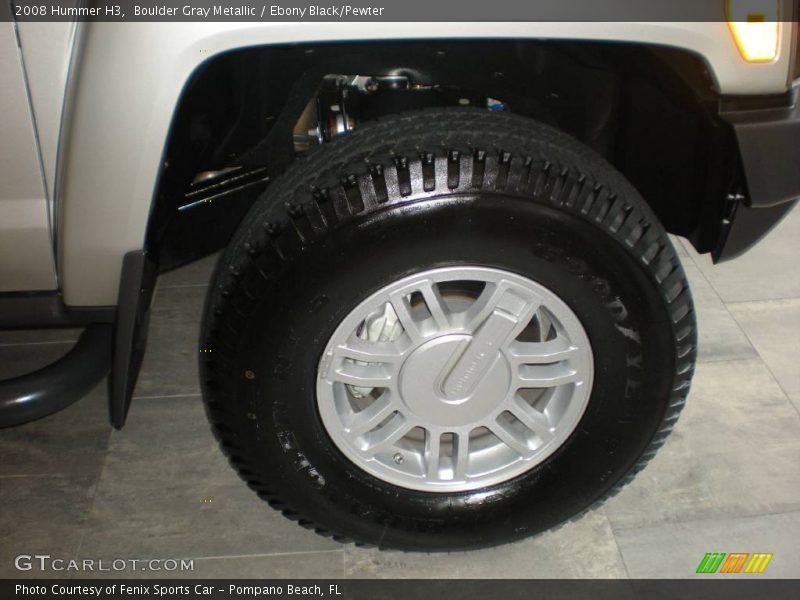 Boulder Gray Metallic / Ebony Black/Pewter 2008 Hummer H3
