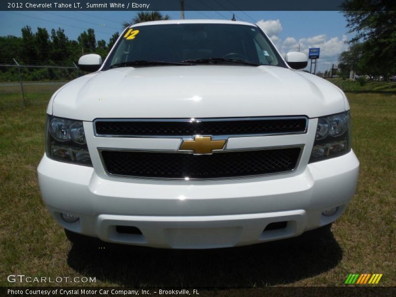 Summit White / Ebony 2012 Chevrolet Tahoe LT