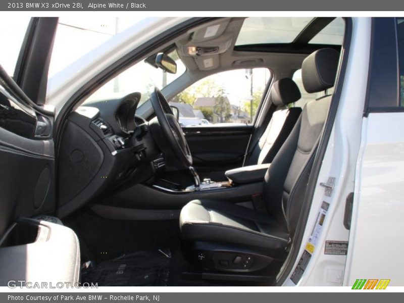Alpine White / Black 2013 BMW X3 xDrive 28i