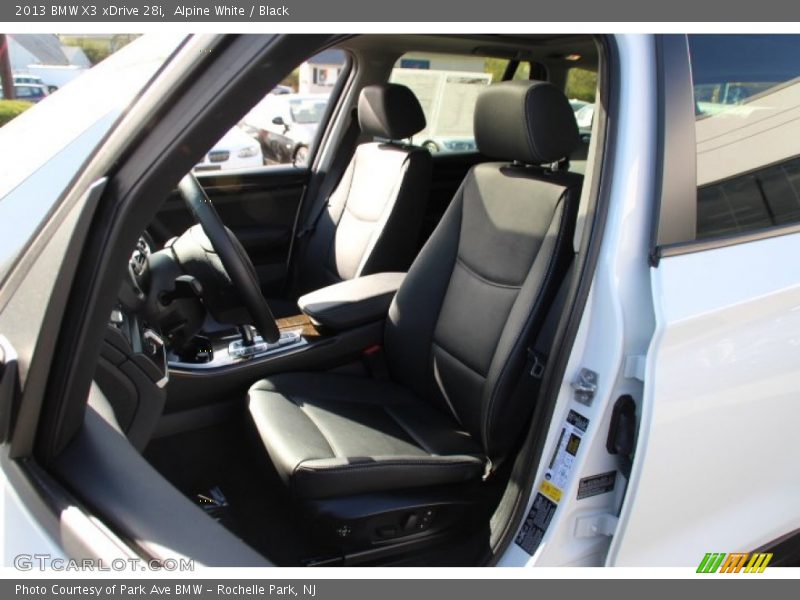 Alpine White / Black 2013 BMW X3 xDrive 28i
