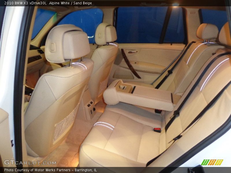 Alpine White / Sand Beige 2010 BMW X3 xDrive30i