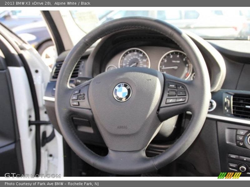 Alpine White / Black 2013 BMW X3 xDrive 28i