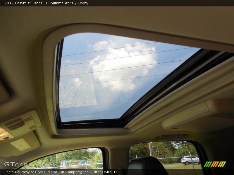 Summit White / Ebony 2012 Chevrolet Tahoe LT