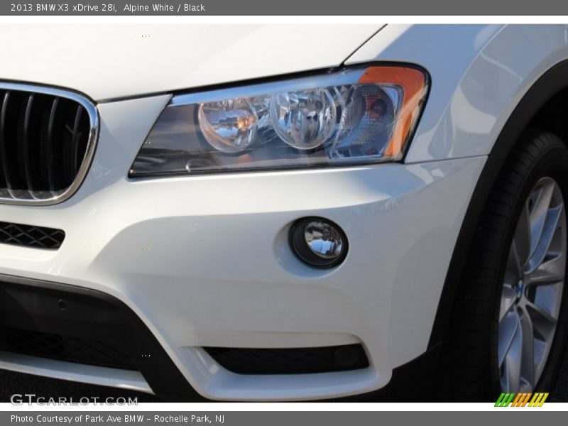 Alpine White / Black 2013 BMW X3 xDrive 28i