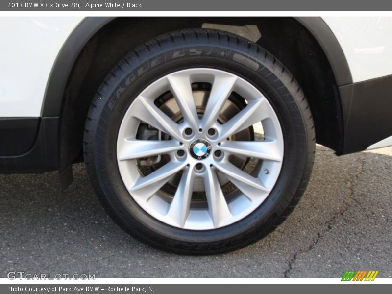 Alpine White / Black 2013 BMW X3 xDrive 28i