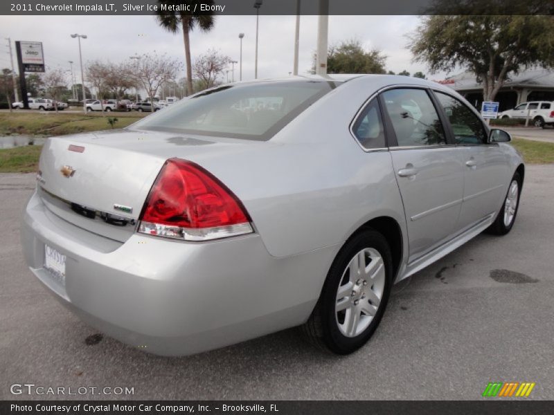 Silver Ice Metallic / Ebony 2011 Chevrolet Impala LT