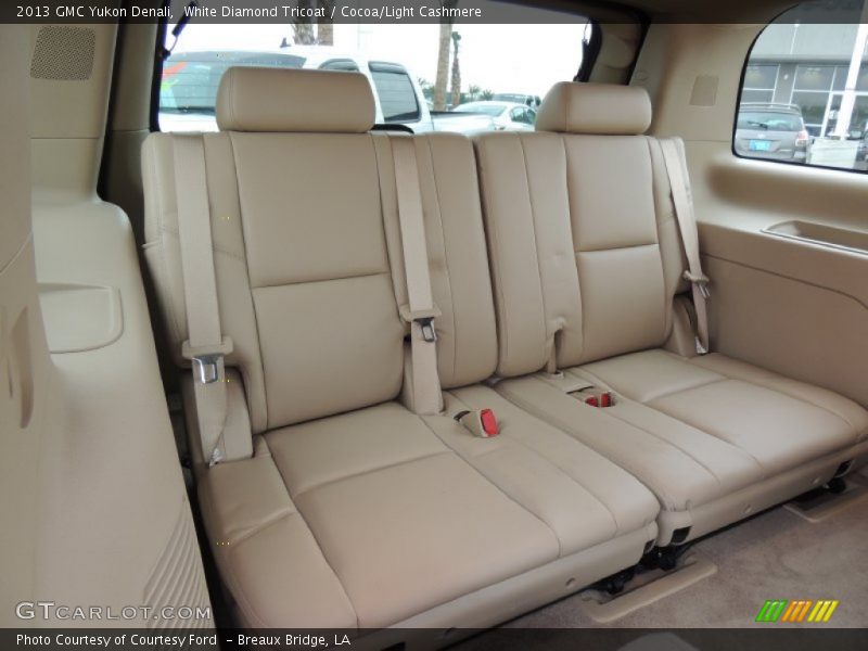White Diamond Tricoat / Cocoa/Light Cashmere 2013 GMC Yukon Denali