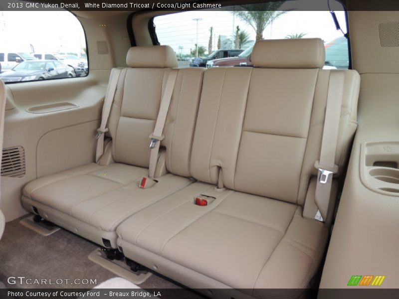 White Diamond Tricoat / Cocoa/Light Cashmere 2013 GMC Yukon Denali
