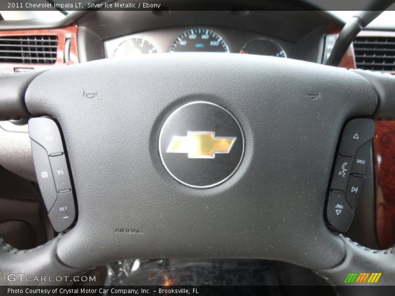 Silver Ice Metallic / Ebony 2011 Chevrolet Impala LT