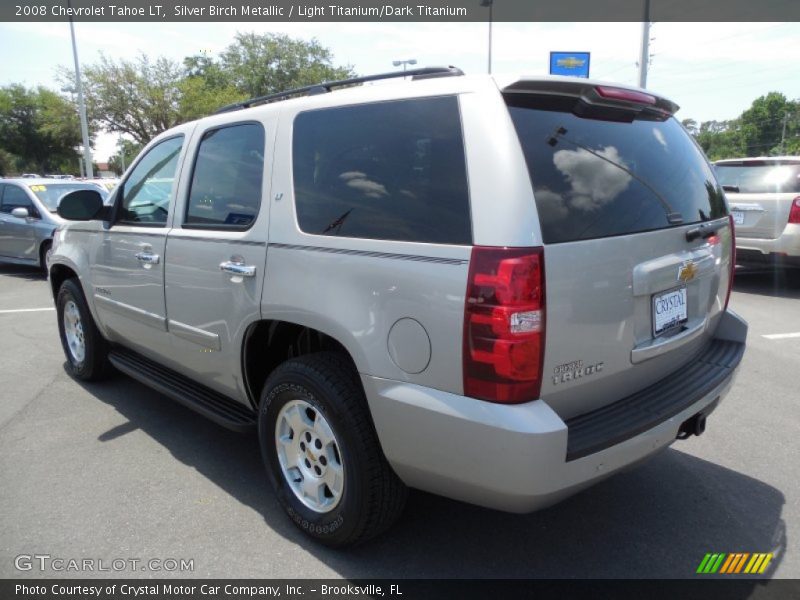 Silver Birch Metallic / Light Titanium/Dark Titanium 2008 Chevrolet Tahoe LT