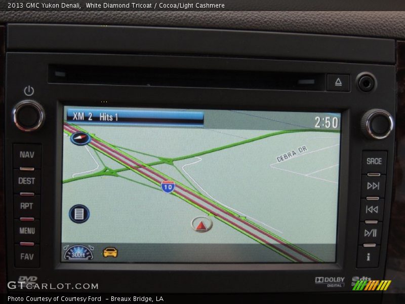 White Diamond Tricoat / Cocoa/Light Cashmere 2013 GMC Yukon Denali