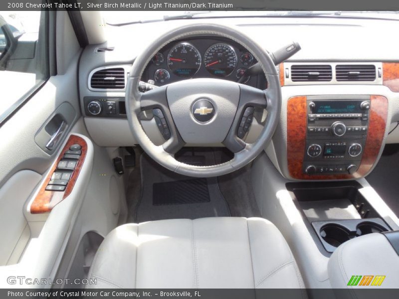 Silver Birch Metallic / Light Titanium/Dark Titanium 2008 Chevrolet Tahoe LT