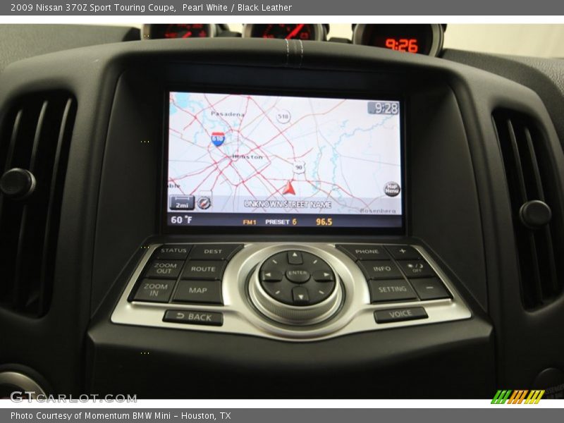Controls of 2009 370Z Sport Touring Coupe