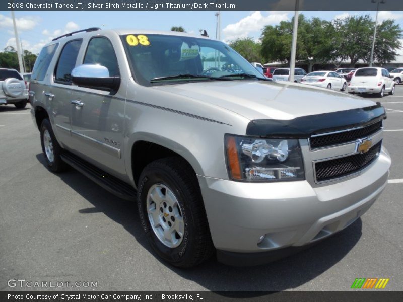 Silver Birch Metallic / Light Titanium/Dark Titanium 2008 Chevrolet Tahoe LT