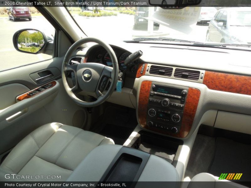 Silver Birch Metallic / Light Titanium/Dark Titanium 2008 Chevrolet Tahoe LT