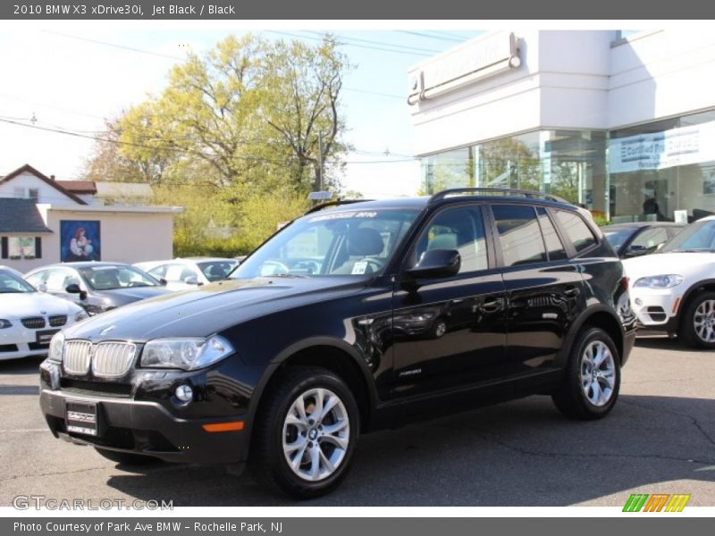 Jet Black / Black 2010 BMW X3 xDrive30i