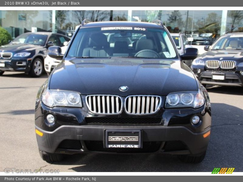 Jet Black / Black 2010 BMW X3 xDrive30i