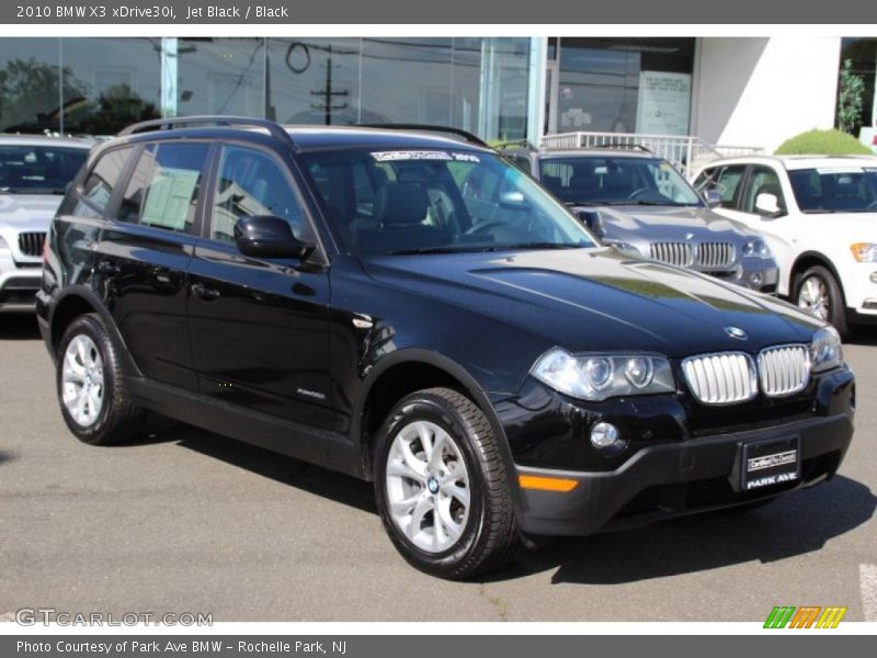 Jet Black / Black 2010 BMW X3 xDrive30i