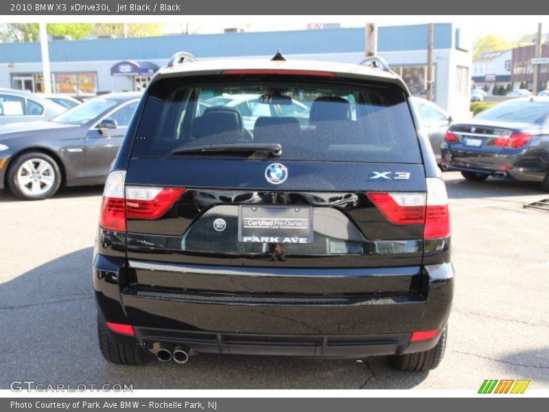Jet Black / Black 2010 BMW X3 xDrive30i