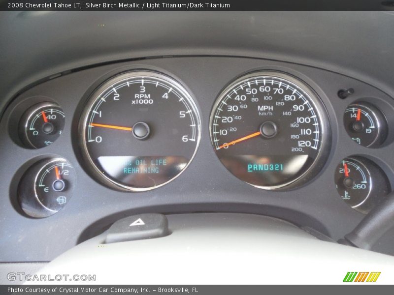 Silver Birch Metallic / Light Titanium/Dark Titanium 2008 Chevrolet Tahoe LT