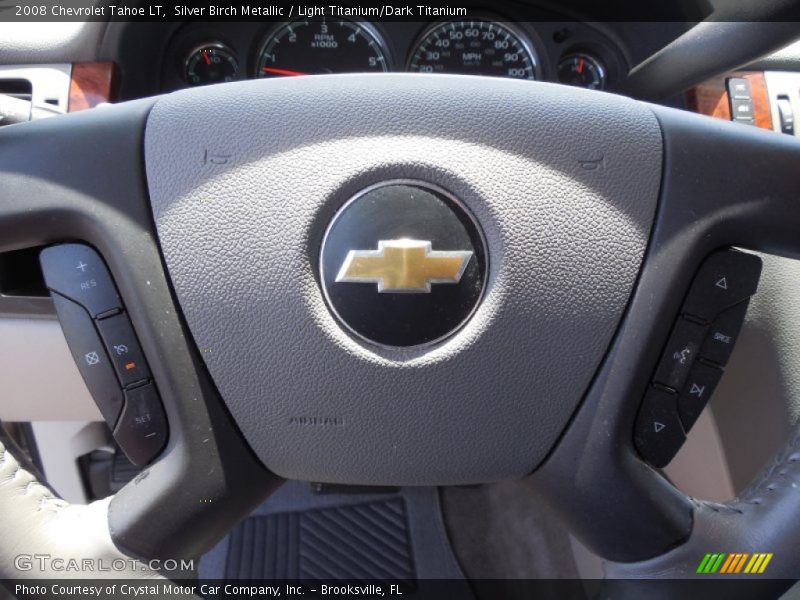 Silver Birch Metallic / Light Titanium/Dark Titanium 2008 Chevrolet Tahoe LT