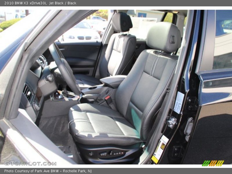 Jet Black / Black 2010 BMW X3 xDrive30i