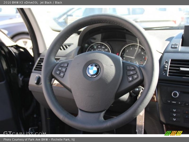 Jet Black / Black 2010 BMW X3 xDrive30i