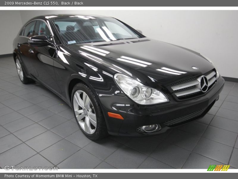 Black / Black 2009 Mercedes-Benz CLS 550