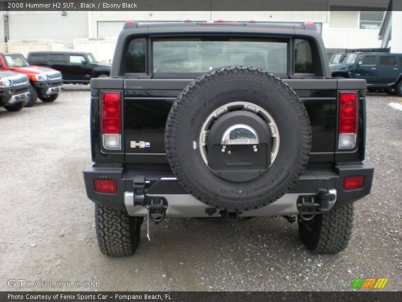 Black / Ebony Black 2008 Hummer H2 SUT