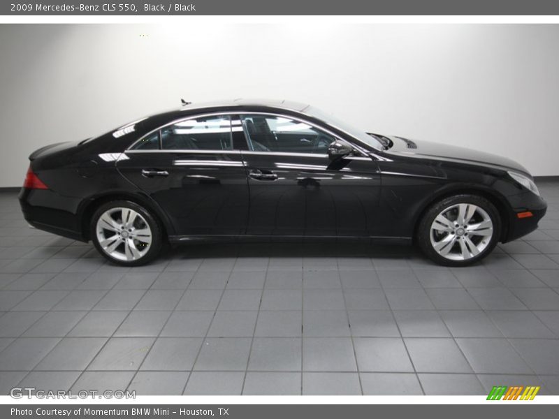 Black / Black 2009 Mercedes-Benz CLS 550