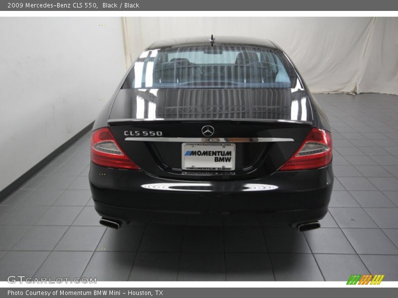 Black / Black 2009 Mercedes-Benz CLS 550