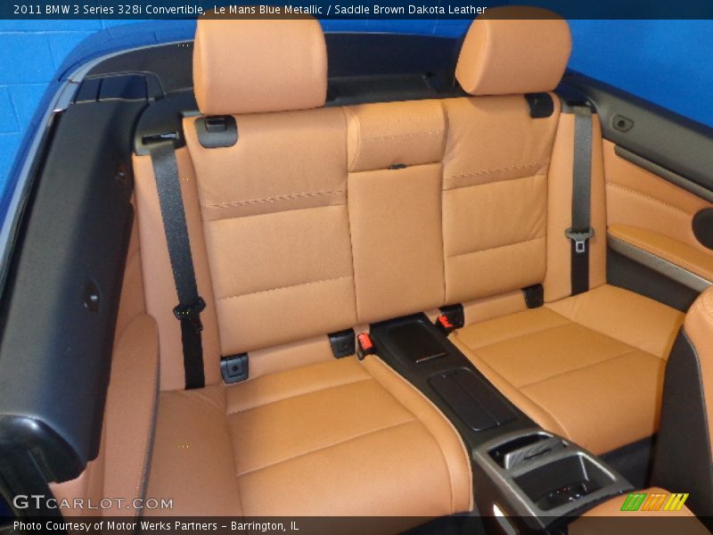 Rear Seat of 2011 3 Series 328i Convertible