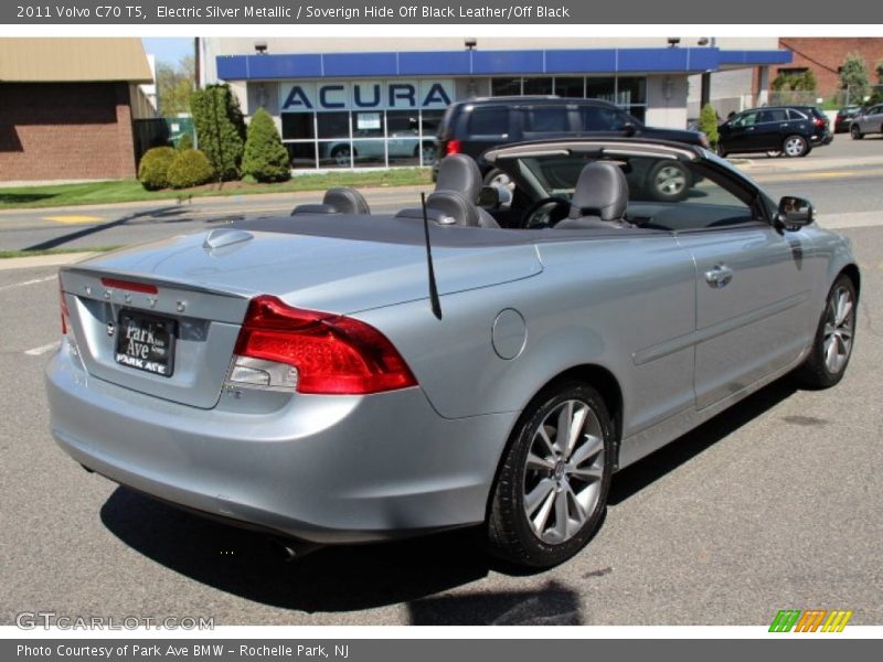 Electric Silver Metallic / Soverign Hide Off Black Leather/Off Black 2011 Volvo C70 T5