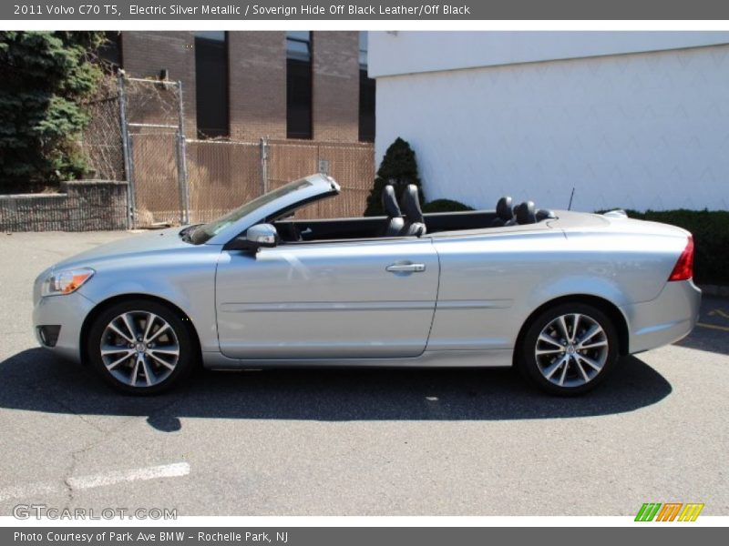 Electric Silver Metallic / Soverign Hide Off Black Leather/Off Black 2011 Volvo C70 T5