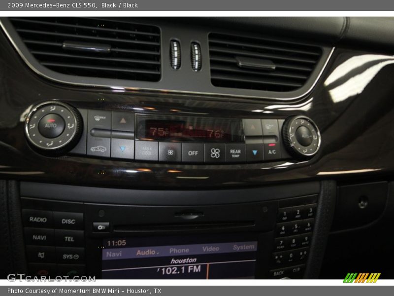 Black / Black 2009 Mercedes-Benz CLS 550