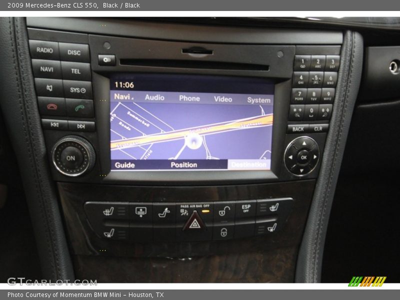 Black / Black 2009 Mercedes-Benz CLS 550