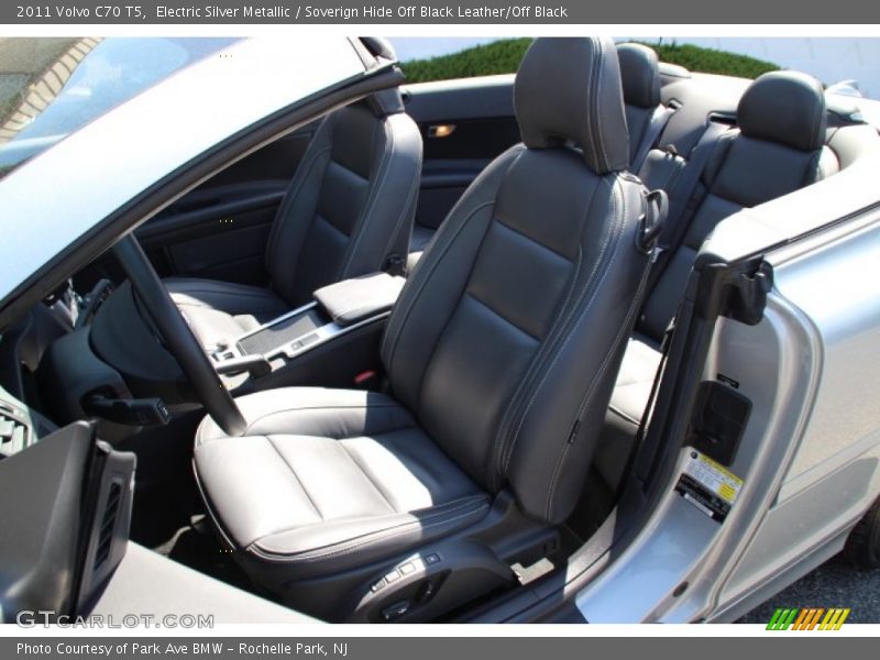 Electric Silver Metallic / Soverign Hide Off Black Leather/Off Black 2011 Volvo C70 T5