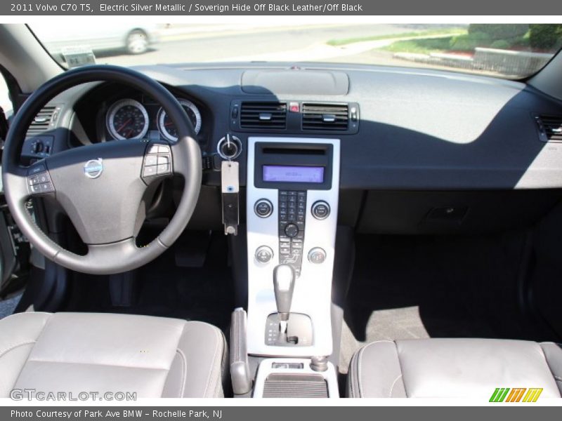 Electric Silver Metallic / Soverign Hide Off Black Leather/Off Black 2011 Volvo C70 T5