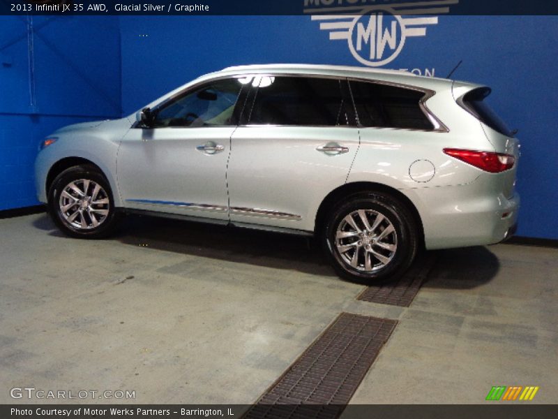 Glacial Silver / Graphite 2013 Infiniti JX 35 AWD