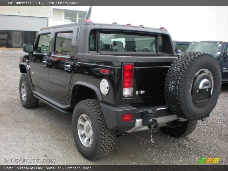 Black / Ebony Black 2008 Hummer H2 SUT