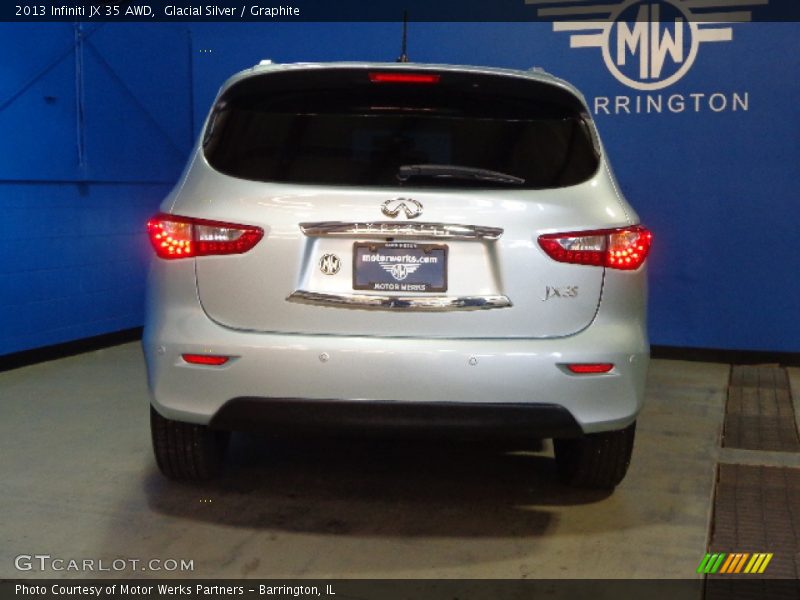 Glacial Silver / Graphite 2013 Infiniti JX 35 AWD