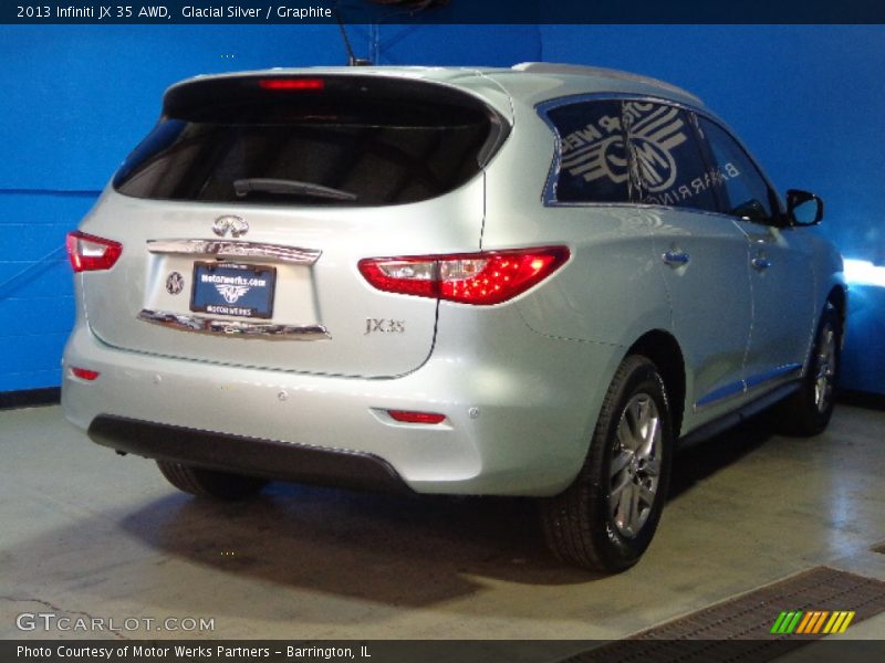 Glacial Silver / Graphite 2013 Infiniti JX 35 AWD