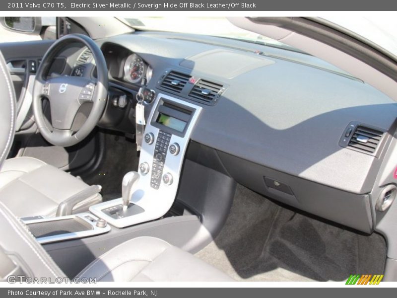 Electric Silver Metallic / Soverign Hide Off Black Leather/Off Black 2011 Volvo C70 T5