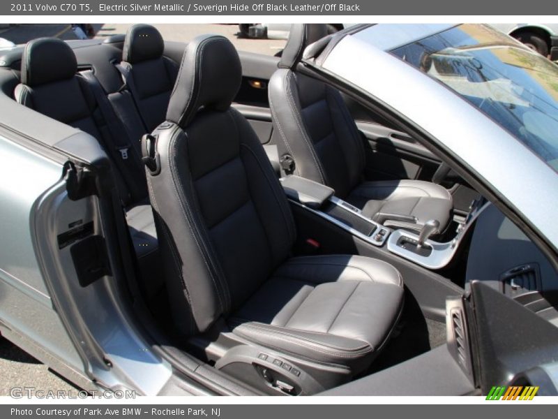 Electric Silver Metallic / Soverign Hide Off Black Leather/Off Black 2011 Volvo C70 T5