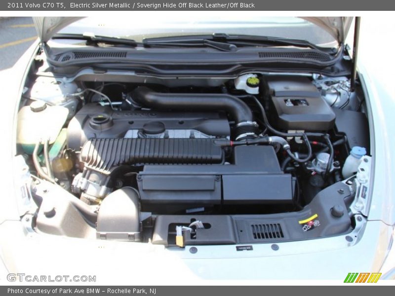 Electric Silver Metallic / Soverign Hide Off Black Leather/Off Black 2011 Volvo C70 T5