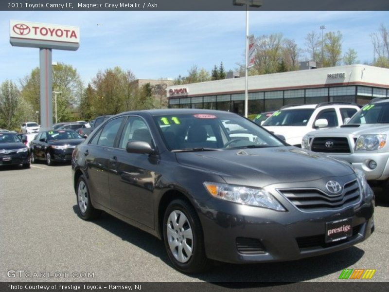 Magnetic Gray Metallic / Ash 2011 Toyota Camry LE