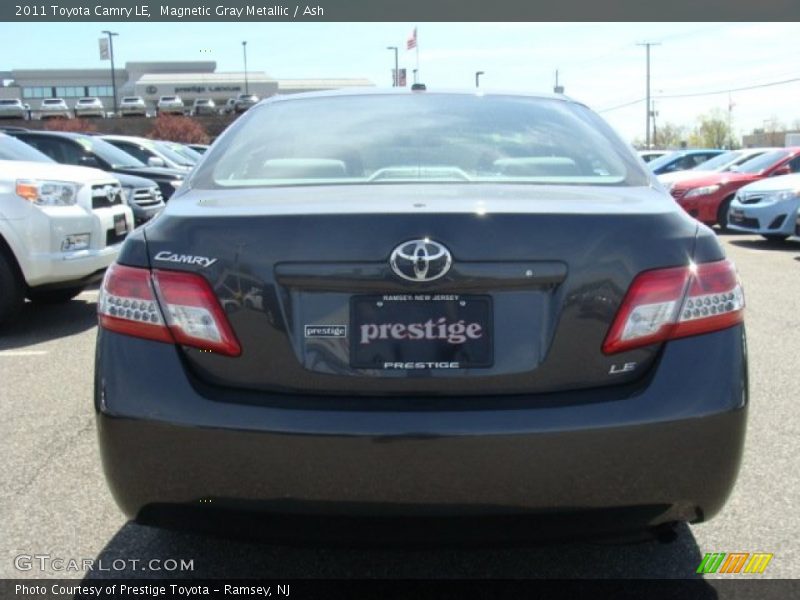 Magnetic Gray Metallic / Ash 2011 Toyota Camry LE