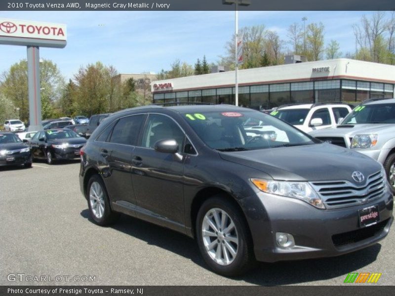 Magnetic Gray Metallic / Ivory 2010 Toyota Venza AWD